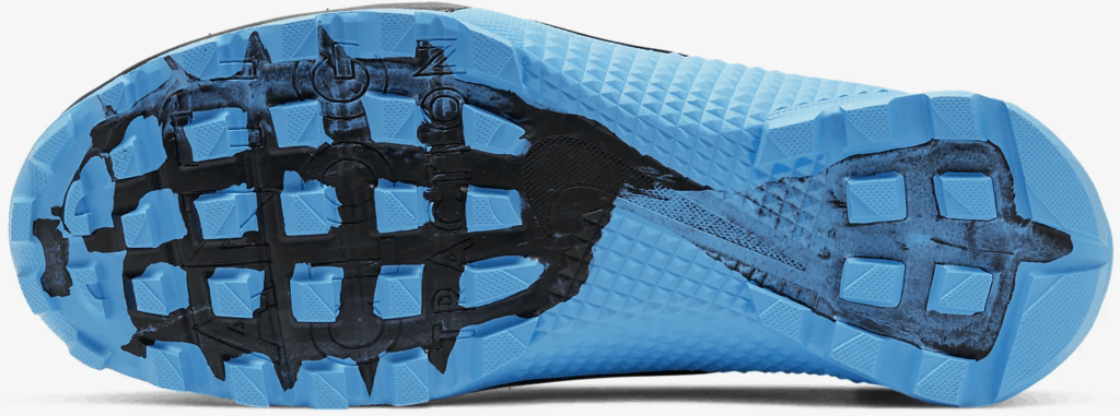 Nike MetconSF shoe for mud runs and OCRs - Black/Light Current Blue/Black