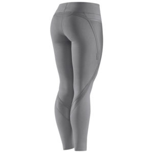 Back View of Nimbus Workout Tights for Women in Cool Gray