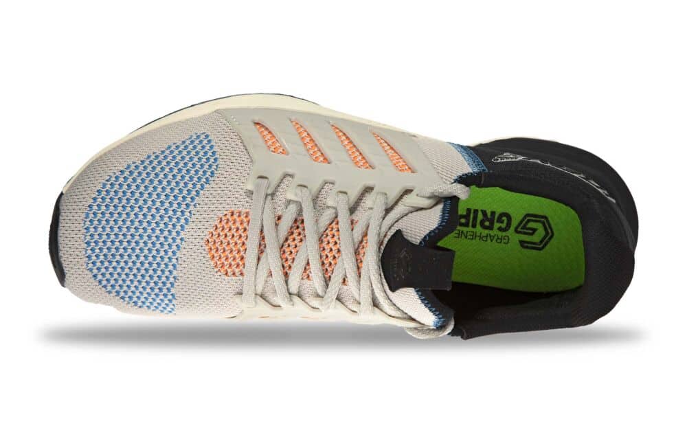 Top view of the Inov-8 F-Lite G 300 CrossFit Shoe for WOD - White/Blue/Orange