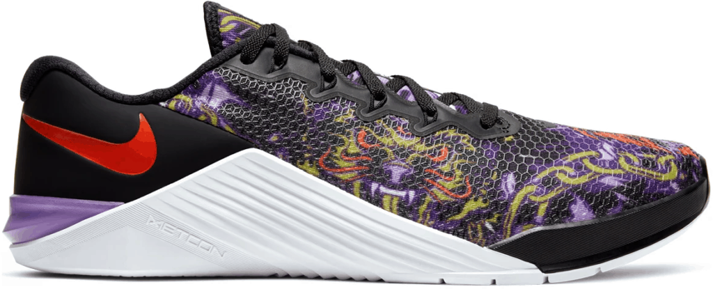 nike metcon 5 black and purple