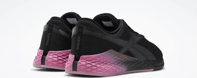 black and pink reebok