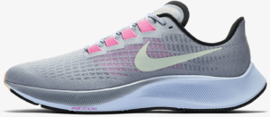 Nike Air Zoom Pegasus 37 Running Shoe in Obsidian Mist/Black/Lotus Pink/Hydrogen Blue