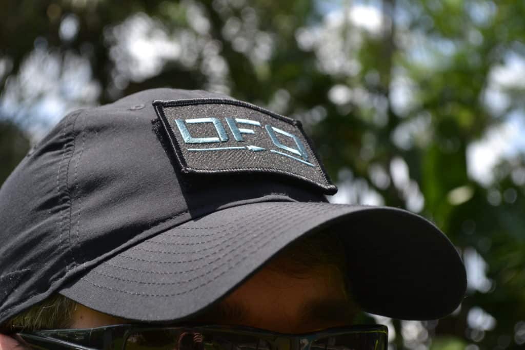 GORUCK TAC Hat with a DFQ patch up front