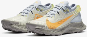 NIke Pegasus Trail 2 - Pure Platinum/Fossil/Limelight/Laser Orange