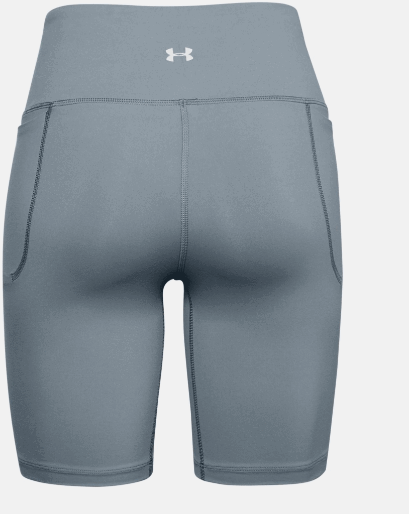 Women's UA Meridian Bike Shorts in Hushed Turquoise - full coverage