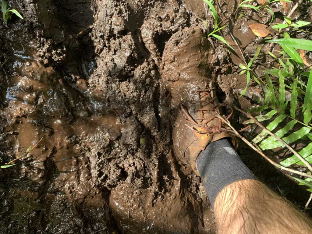 MudGear Ruck Sock in the mud