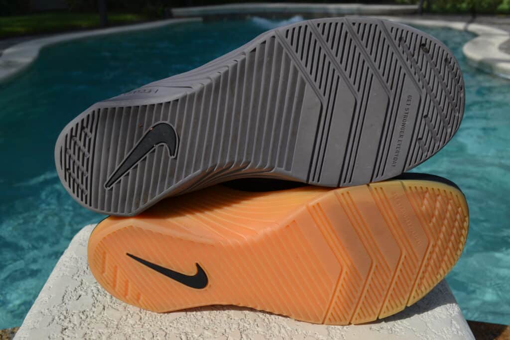 Nike Metcon 6 Versus Nike Metcon 5 - Outsole comparison