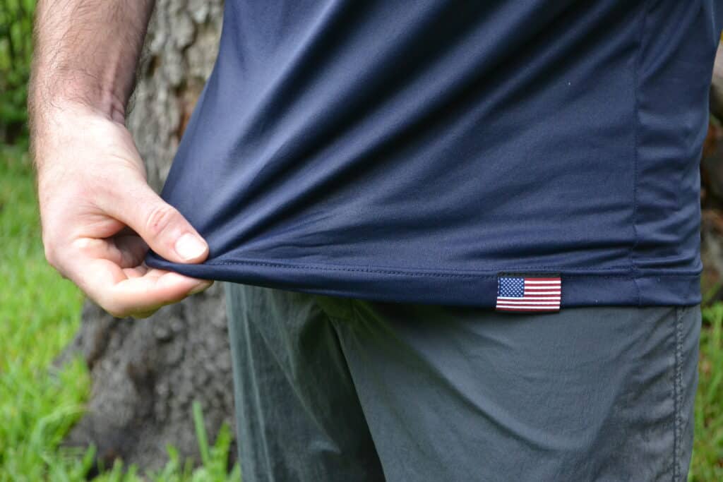 GORUCK American Training Polo - flag on the hem