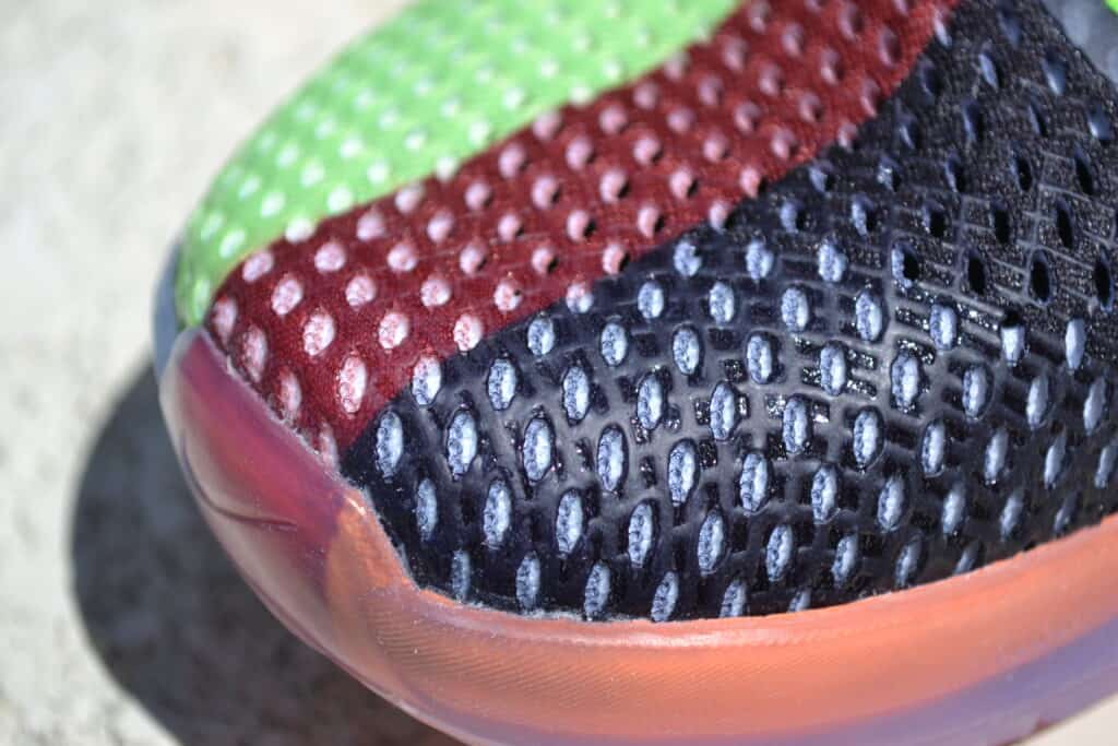 Nike Metcon 6 X What the Metcon Knows Shoe Review upper closeup 2