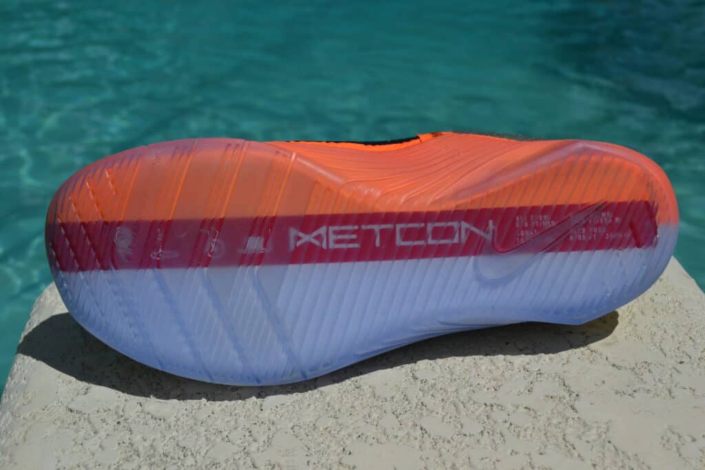 Nike Metcon 6 X What the Metcon Knows Shoe Review outsole view 1