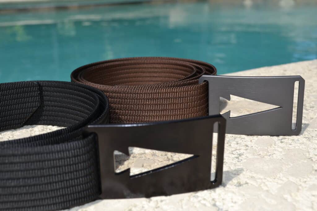 GORUCK Spearhead Web Belt Black and Brown together