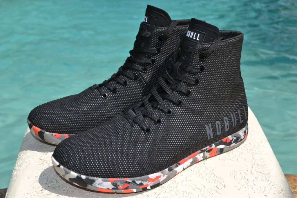 NOBULL High Top Trainer in Wild Storm color combo