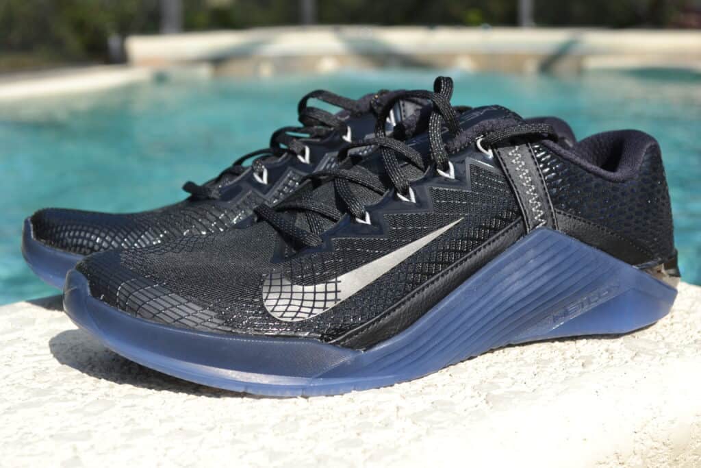 Nike Metcon 6 AMP Metallic Shoe Review - Side view 1