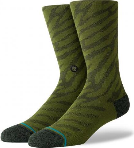 Stance Men's Socks - Eldrick Crew Olive Green