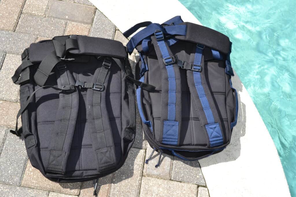 GORUCK Rucker 25L vs 20L Back Side