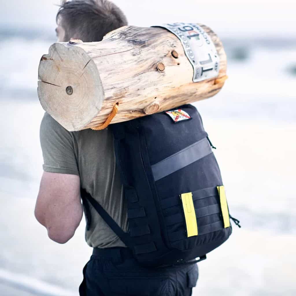 GORUCK Rucker 3.0 Standard Frame with a wood