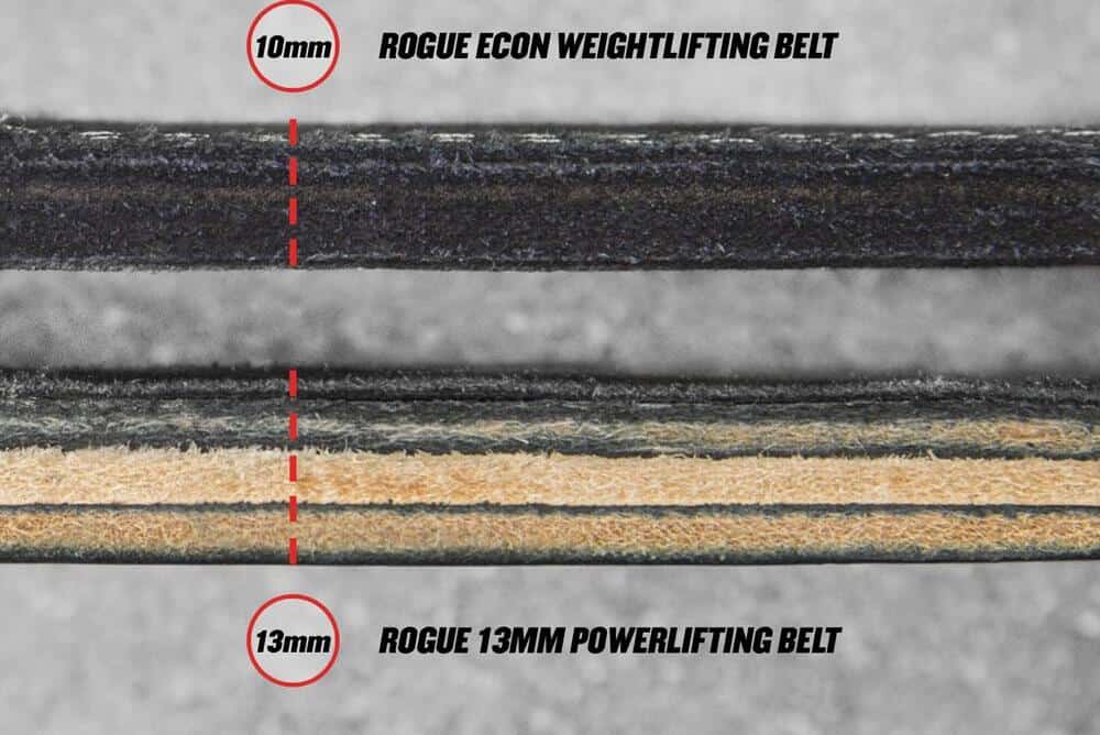 Rogue 13mm Powerlifting Belt size
