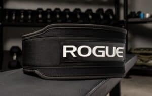Rogue 5mm Nylon Weightlifting Belt front view