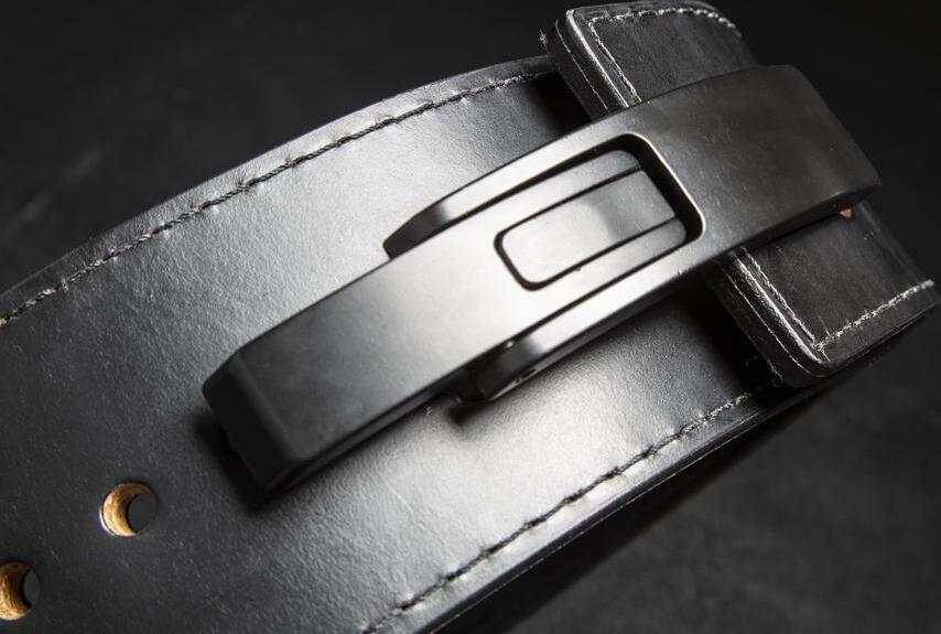 Rogue Black Leather 13mm - 4 Lever Belt buckle