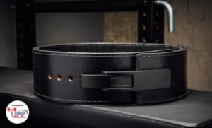 Rogue Black Leather 13mm - 4 Lever Belt front view