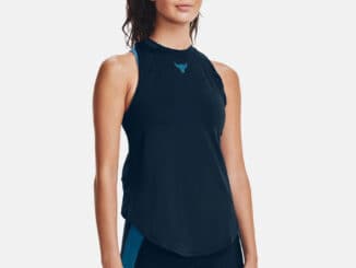 Under Armour Women's Project Rock Perf Tank close up