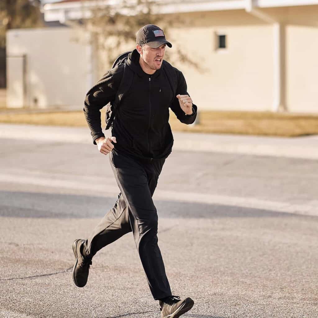 GORUCK American Training Sweat Pants used in running black