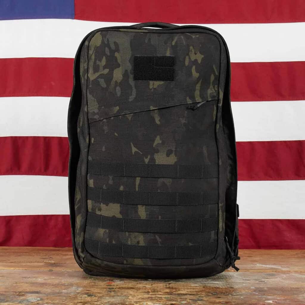 GORUCK GR2 black multicam front view