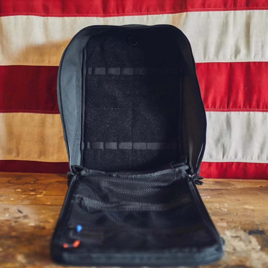 GORUCK GR3 black inside front