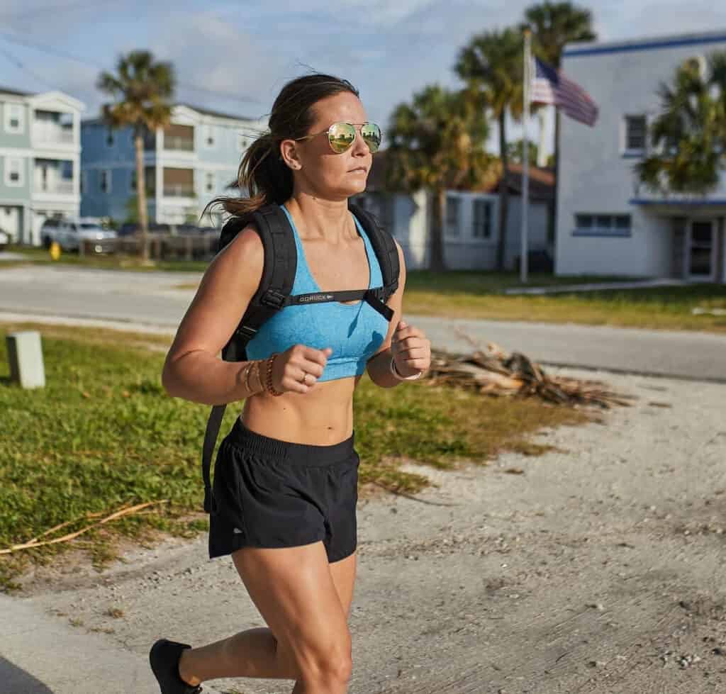 GORUCK Womens American Training Shorts running