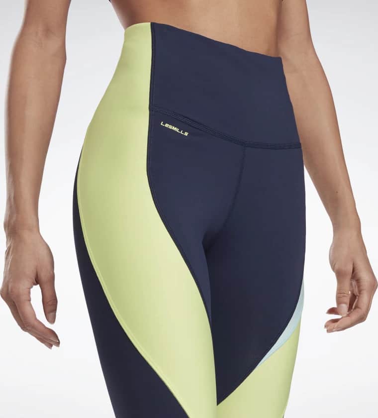 High Rise Colorblock Lux Leggings waistband