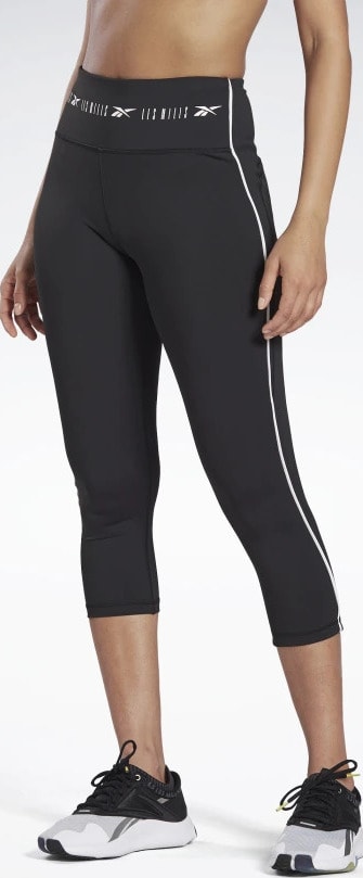 High-Rise ¾ Length Leggings fornt view when worn