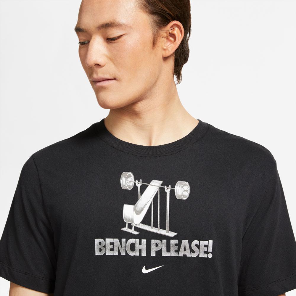 Nike Mens Dri-FIT Training T-Shirt Black details