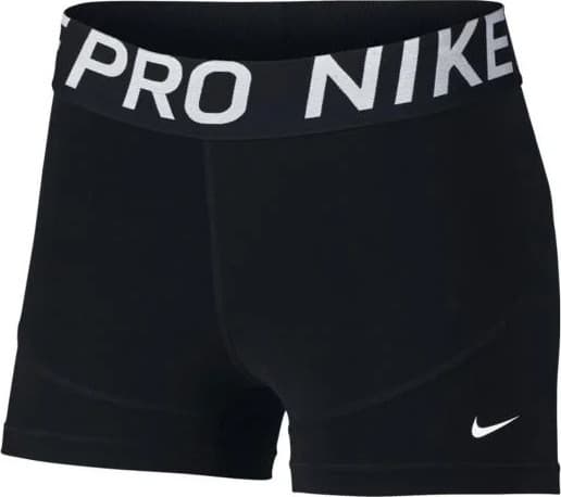 Nike Women’s Pro Training Shorts Black Front