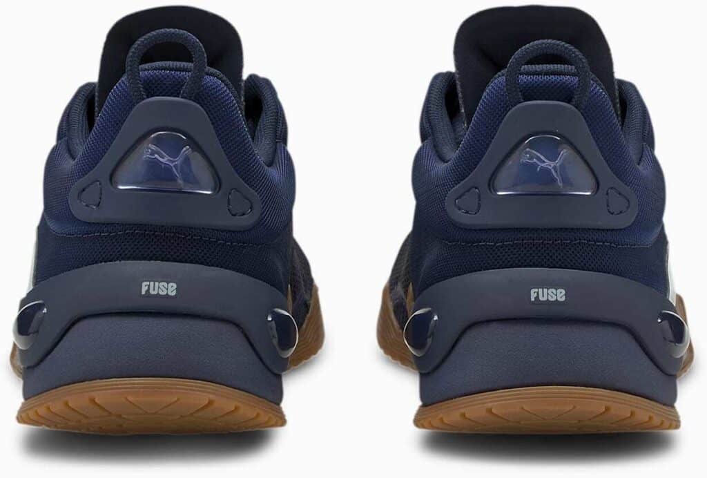 PUMA FUSE Training Shoes Peacoat-Elektro Blue back view pair