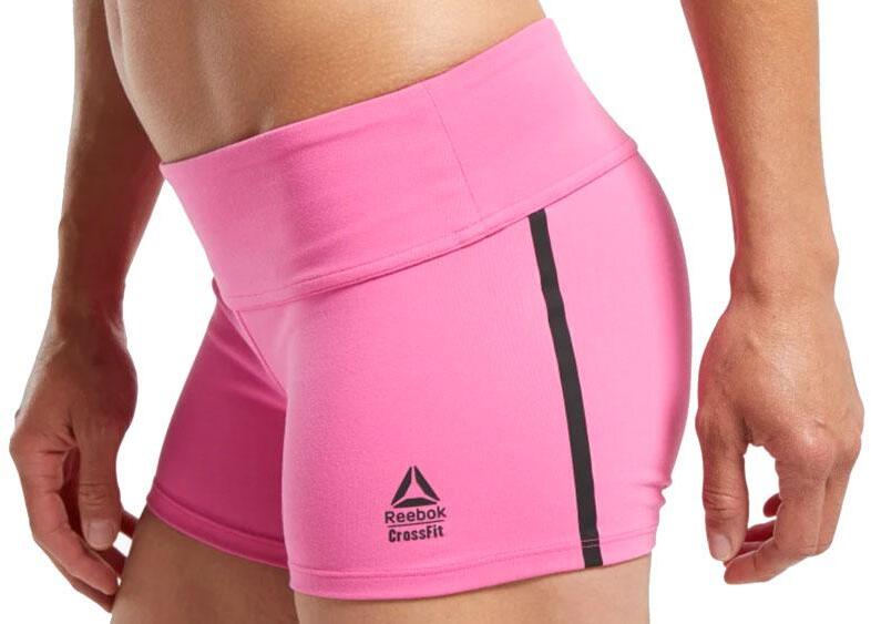 Reebok CrossFit Chase Bootie Shorts pink side