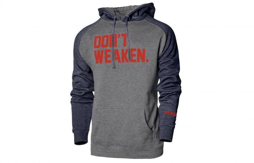 Rogue Don’t Weaken Hoodie Gun Metal and Navy