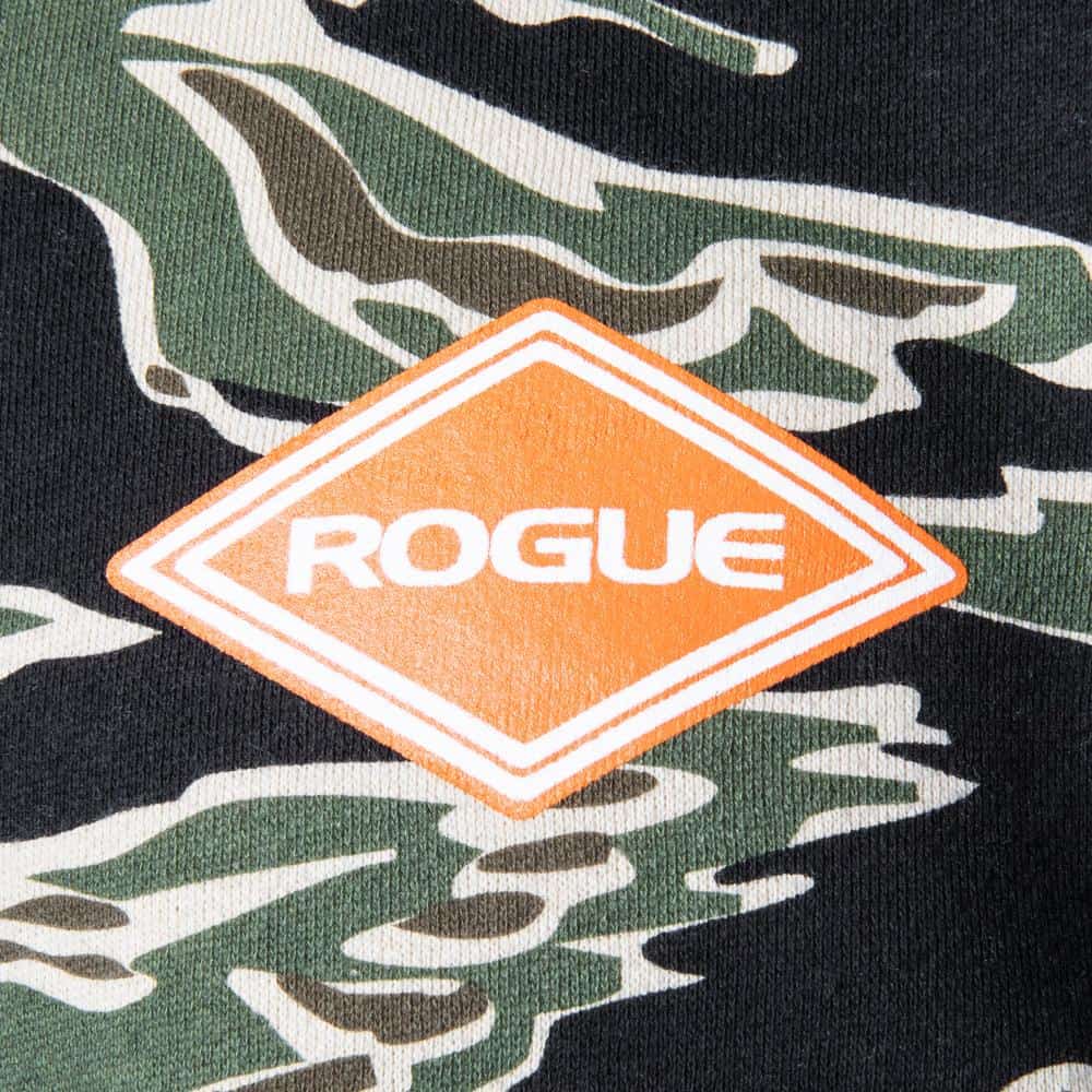 Rogue Hoodie Tiger Camo Left Logo