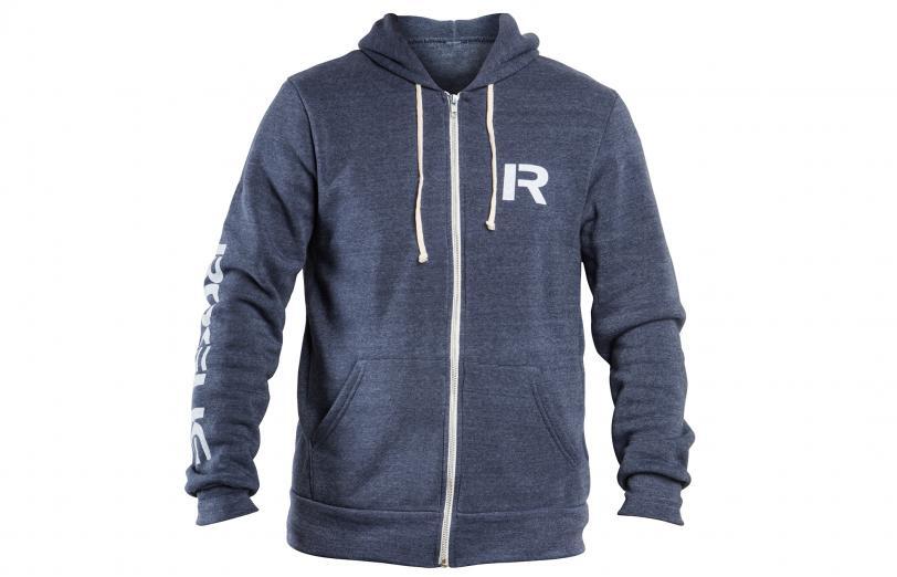 Rogue Stencil Hoodie Navy Front