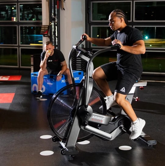 Assault Fitness AssaultBike Elite being used