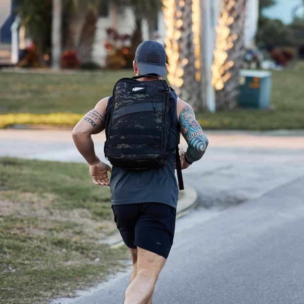 GORUCK Rucker 3.0 black multicam running