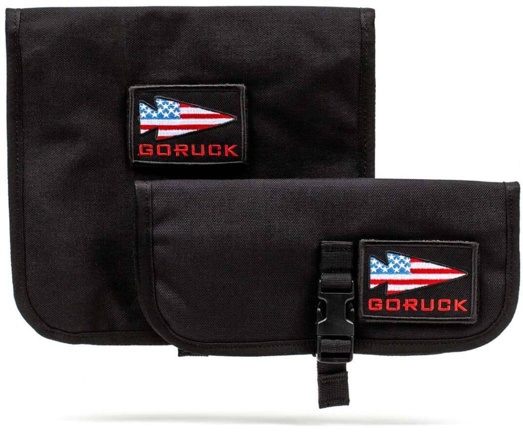 GORUCK Wire Dopp Black sizing compared