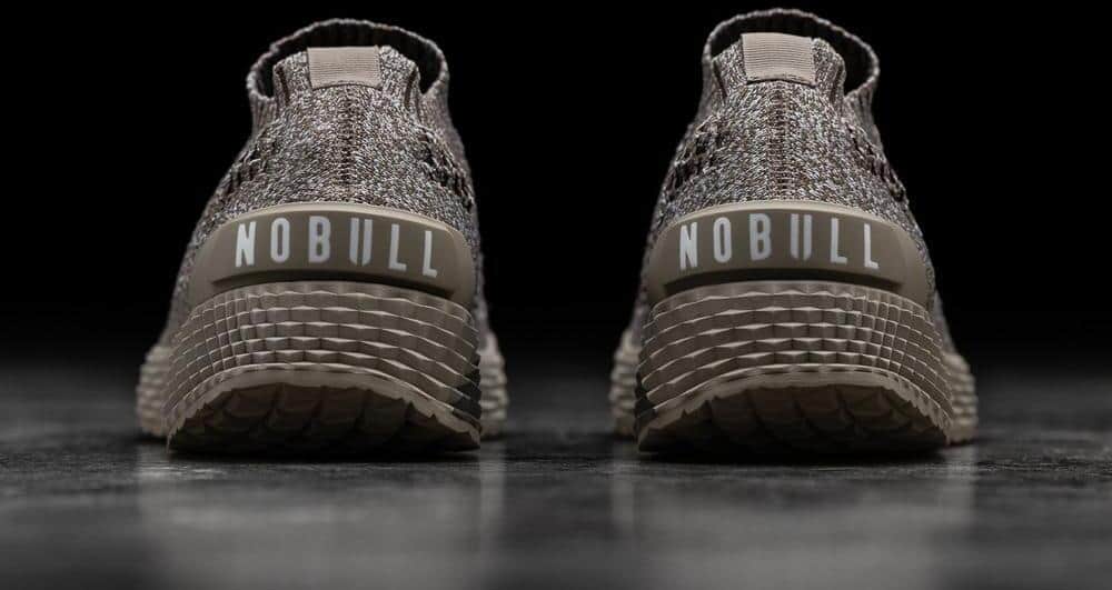 NOBULL Knit Runner Clay pair heel