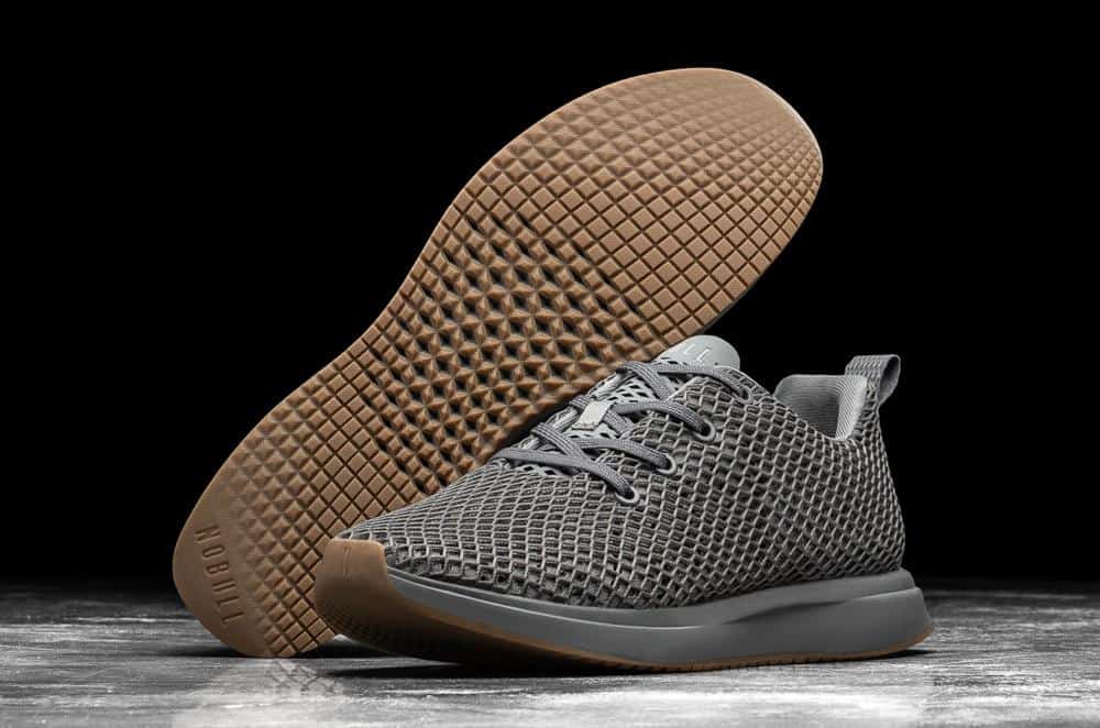 NOBULL Mesh Runner Concrete pair outsole and upper