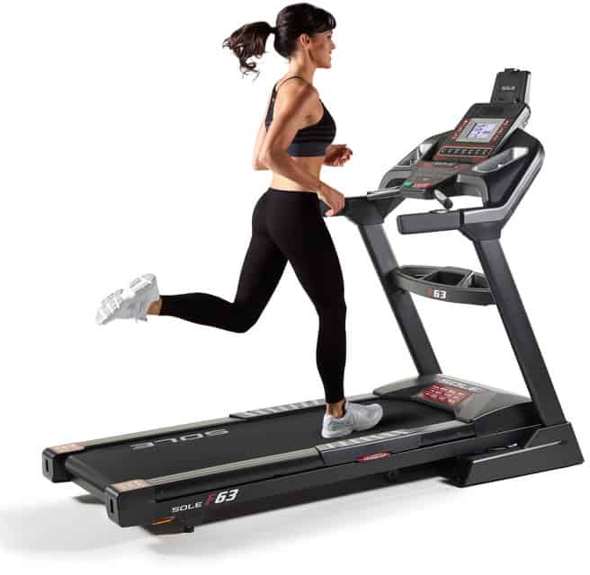 Sole F63 Treadmill running