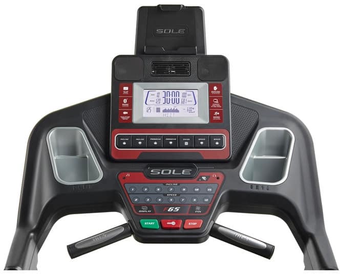 Sole F65 Treadmill monitor