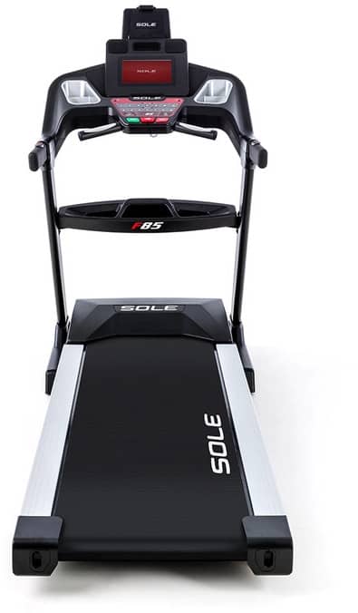 Sole F85 Treadmill front view