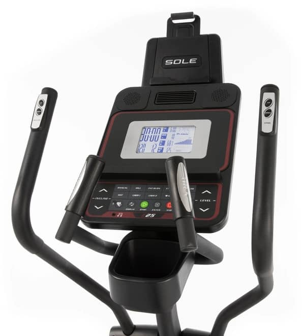 Sole Fitness E25 Elliptical console full