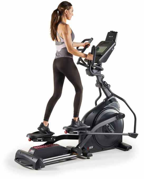 Sole Fitness E55 Elliptical back model