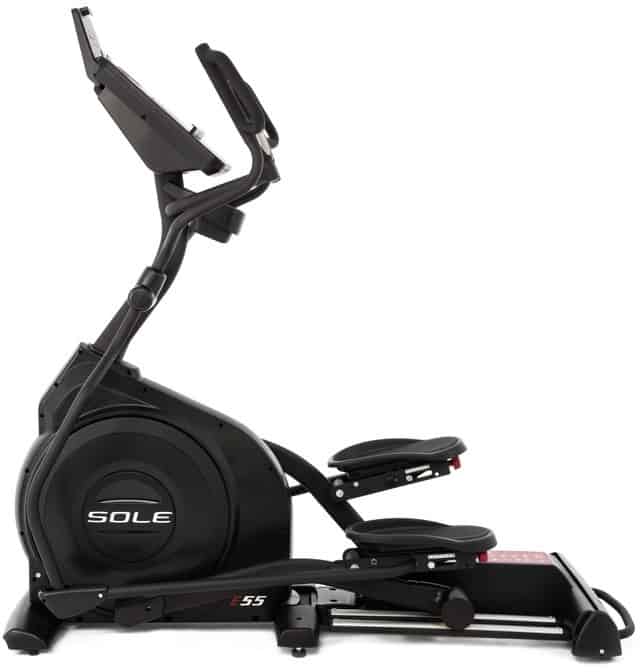 Sole Fitness E55 Elliptical left side