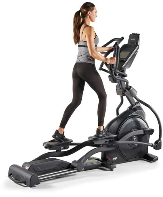 Sole Fitness E98 Elliptical back model